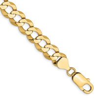 Thumbnail for 14k 8.3mm Lightweight Flat Cuban Chain