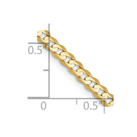 Thumbnail for 14k 3mm Open Concave Curb Chain