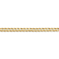 Thumbnail for 14k 3.8mm Open Concave Curb Chain