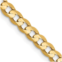 Thumbnail for 14k 3.8mm Open Concave Curb Chain
