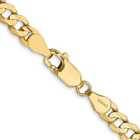 Thumbnail for 14k 4.5mm Open Concave Curb Chain