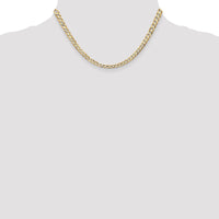 Thumbnail for 14k 4.5mm Open Concave Curb Chain