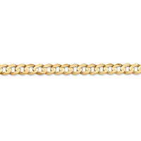Thumbnail for 14k 5.25mm Open Concave Curb Chain