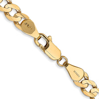 Thumbnail for 14k 5.25mm Open Concave Curb Chain
