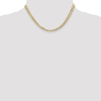 Thumbnail for 14k 5.25mm Open Concave Curb Chain