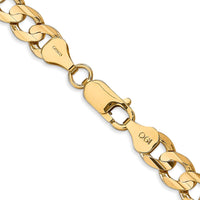 Thumbnail for 14k 6.75mm Open Concave Curb Chain