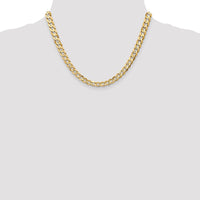 Thumbnail for 14k 6.75mm Open Concave Curb Chain