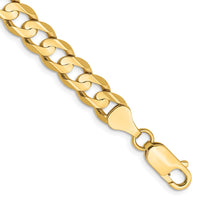 Thumbnail for 14k 6.75mm Open Concave Curb Chain