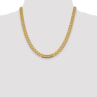 Thumbnail for 14k 7.5mm Open Concave Curb Chain