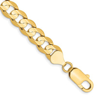 Thumbnail for 14k 7.5mm Open Concave Curb Chain