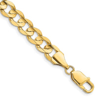 Thumbnail for 14k 8.5mm Open Concave Curb Chain