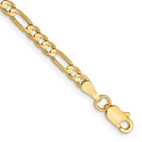 Thumbnail for 14k 3mm Concave Open Figaro Chain