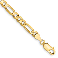 Thumbnail for 14k 4.5mm Concave Open Figaro Chain
