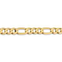 Thumbnail for 14k 8.75mm Concave Open Figaro Chain