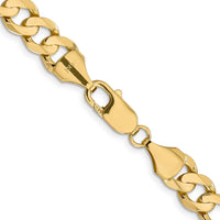 Thumbnail for 14k 8.75mm Concave Open Figaro Chain