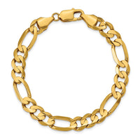 Thumbnail for 14k 8.75mm Concave Open Figaro Chain