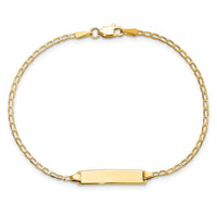 Thumbnail for 14k Flat Curb Link ID Bracelet