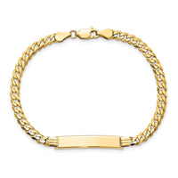 Thumbnail for 14k Flat Curb Link ID Bracelet