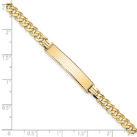 Thumbnail for 14k Flat Curb Link ID Bracelet