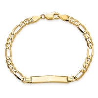 Thumbnail for 14k Flat Figaro Link ID Bracelet