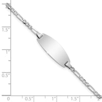 Thumbnail for 14k Oval Figaro ID Bracelet