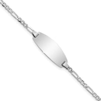 Thumbnail for 14k Oval Figaro ID Bracelet