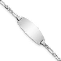 Thumbnail for 14k Oval Figaro ID Bracelet