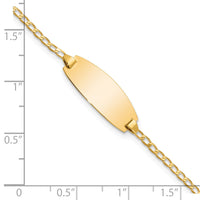 Thumbnail for 14k Oval Curb ID Bracelet
