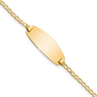 Thumbnail for 14k Oval Curb ID Bracelet