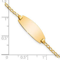 Thumbnail for 14k Oval Curb ID Bracelet