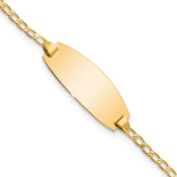 Thumbnail for 14k Oval Curb ID Bracelet