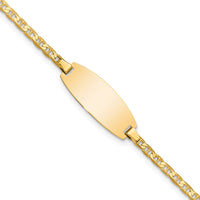 Thumbnail for 14k Oval Anchor ID Bracelet