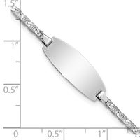 Thumbnail for 14k Oval Anchor ID Bracelet