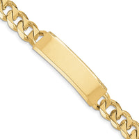 Thumbnail for 14k Hand-polished Curb Link ID Bracelet