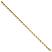 Thumbnail for 14k 4.2mm Hand-Polished Fancy Link Chain