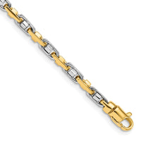Thumbnail for 14k Two-tone 3.5mm Fancy Link Chain