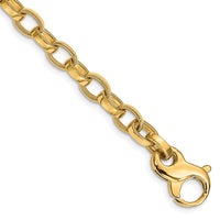 Thumbnail for 14K 6.2mm Hand-polished Fancy Link Bracelet