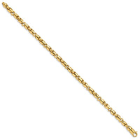 Thumbnail for 14k 4.75mm Hand-polished Fancy Link Bracelet