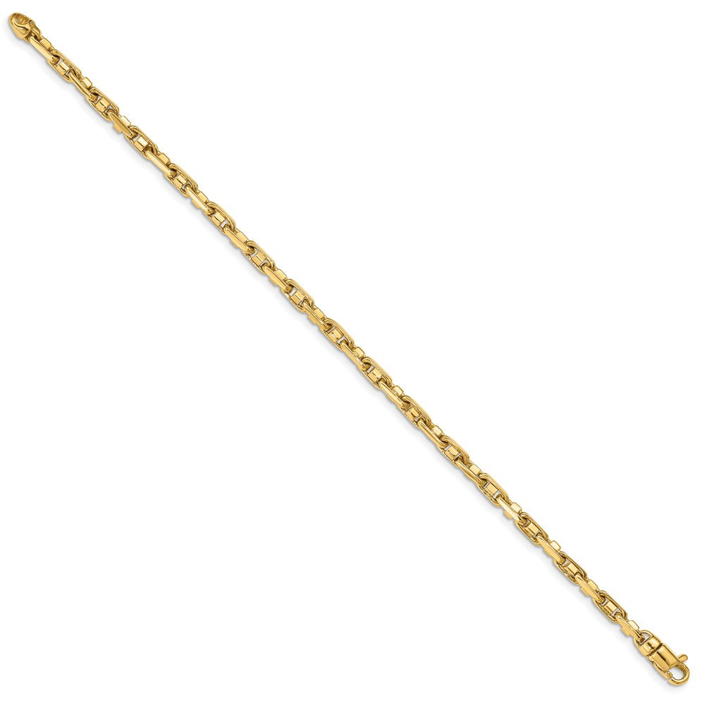 14k 3.8mm Polished Fancy Link Chain
