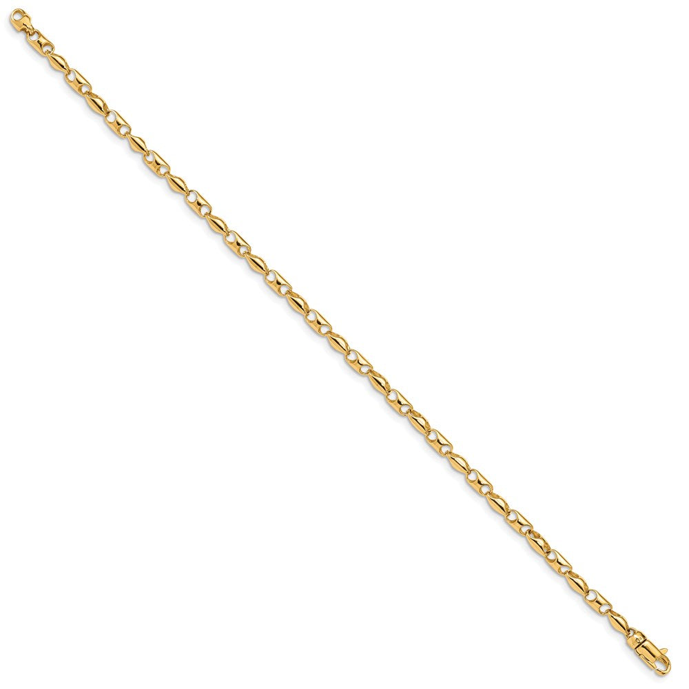 14K 3.1mm Fancy Link Bracelet