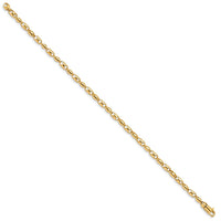 Thumbnail for 14K 3.1mm Fancy Link Bracelet