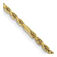 Thumbnail for 14k 1.8mm Diamond-cut Milano Rope Chain