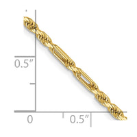 Thumbnail for 14k 2.5mm D/C Milano Rope Chain