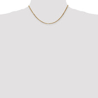 Thumbnail for 14k 2.5mm D/C Milano Rope Chain
