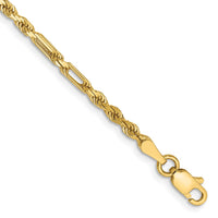 Thumbnail for 14k 2.5mm D/C Milano Rope Chain
