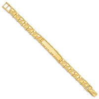 Thumbnail for 14k 10.0mm Nugget ID Bracelet