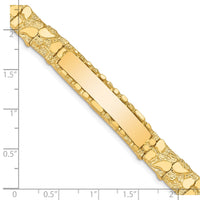 Thumbnail for 14k 10.0mm Nugget ID Bracelet