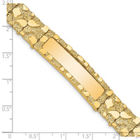 Thumbnail for 14k 12.0mm Nugget ID Bracelet