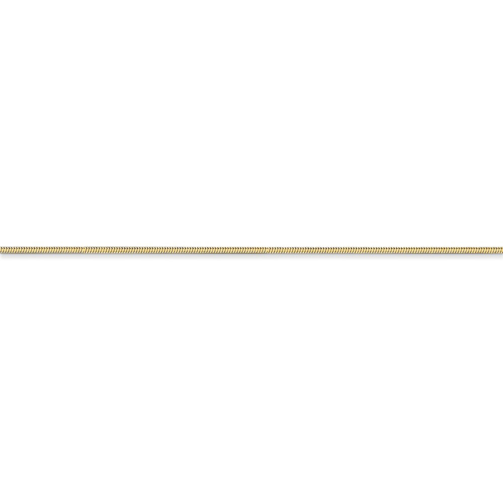 14k 1.0mm Octagonal Snake Chain