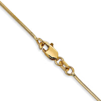 Thumbnail for 14k 1.0mm Octagonal Snake Chain